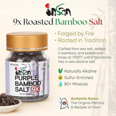 INSAN BAMBOO SALT close-up of crystals highlighting texture and mineral-rich appearance