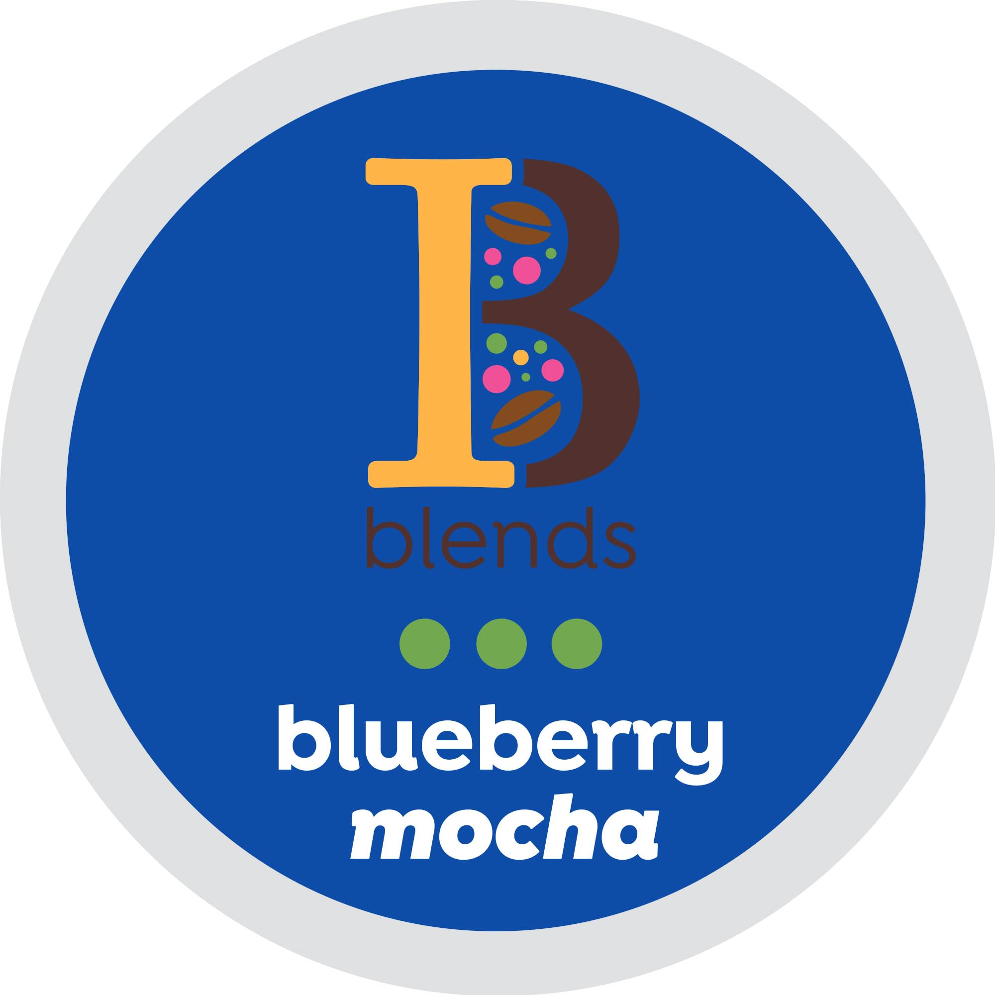 Intelligent Blends brewed cup with crema showing fruity mocha aroma