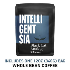Intelligentsia Black Cat close-up of whole-bean texture highlighting roast evenness and quality