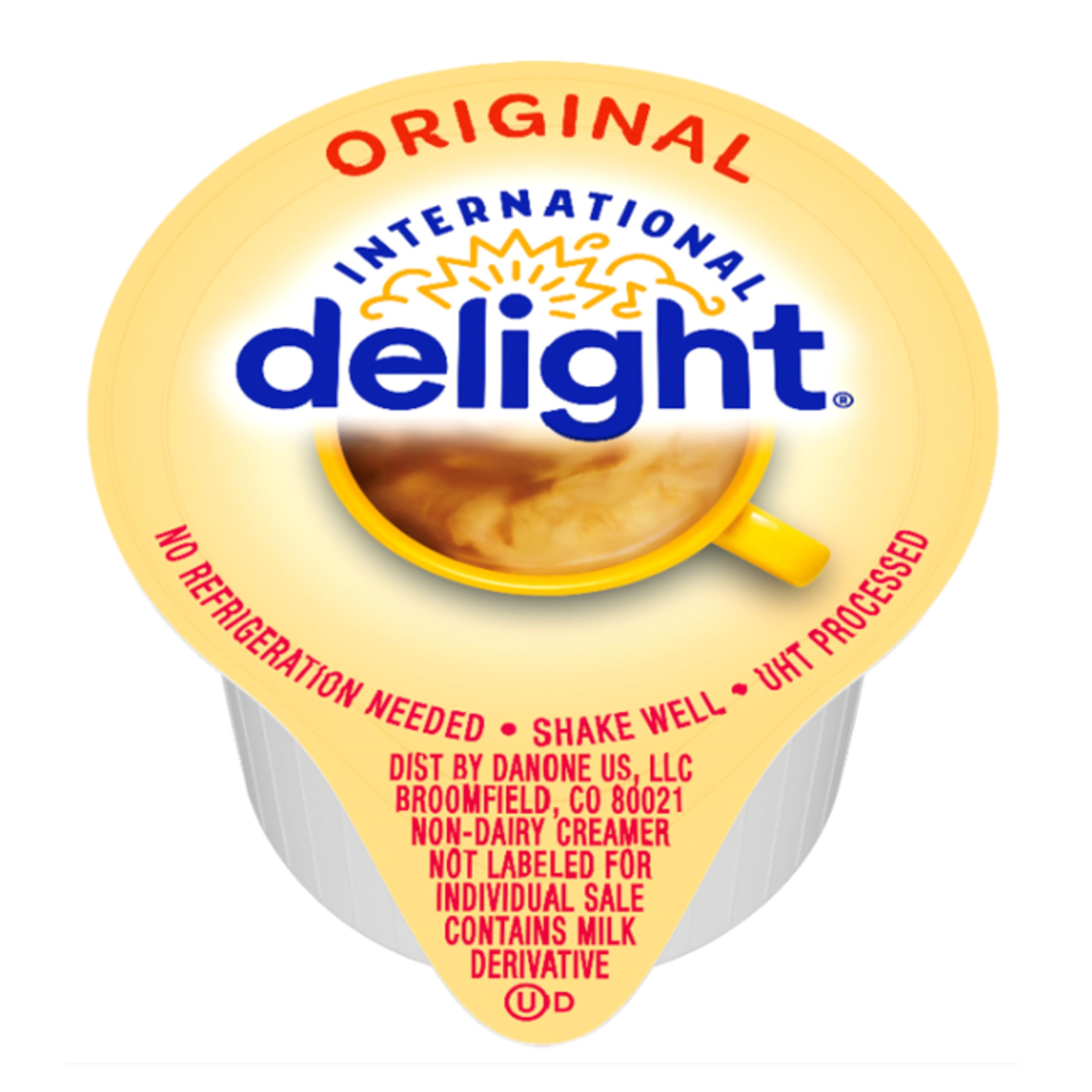 international delight front packaging showing 180-count and convenience benefits