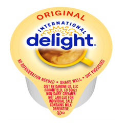 international delight front packaging showing 180-count and convenience benefits