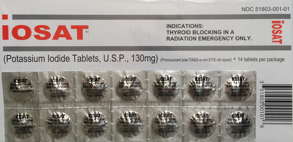 IOSAT front packaging showing three-unit multipack for easy storage