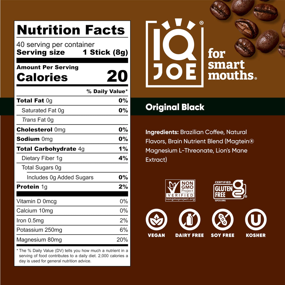 IQBAR IQJOE powder texture in spoon showing instant dissolve quality
