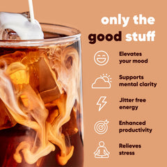IQBAR IQJOE stick mixing into hot cup for quick morning focus