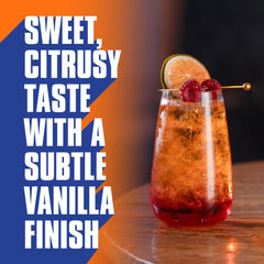 IRN-BRU carbonation close-up capturing bubbles for lively texture and enjoyment