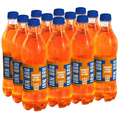 IRN-BRU front pack showing branding and easy storage benefit