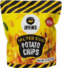 IRVINS salted egg closeup showing seasoning specks and crisp texture for bold flavor