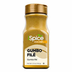 iSpice jar label detail showing ingredients and American-made quality
