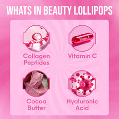 It Girl Vitamins ingredient label with collagen, hyaluronic acid, vitamin C
