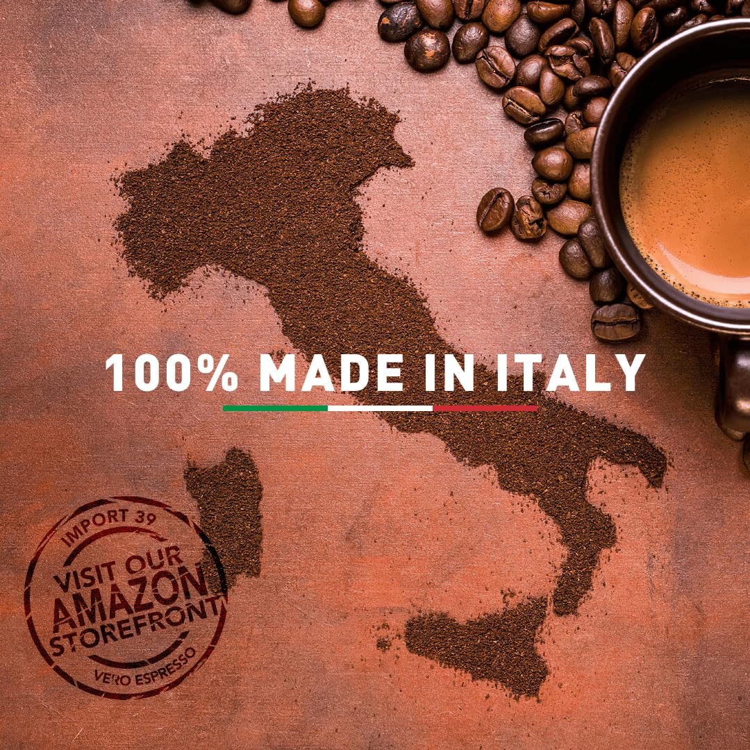 Italian Coffee For Espresso Lovers lifestyle kitchen scene showing pods on counter for everyday convenience
