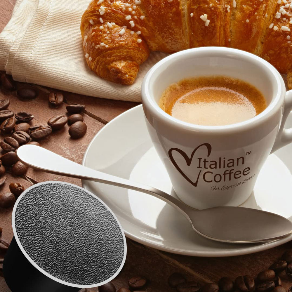 ITALIAN COFFEE FOR ESPRESSO LOVERS compatibility label close-up indicating Nespresso Original fit only