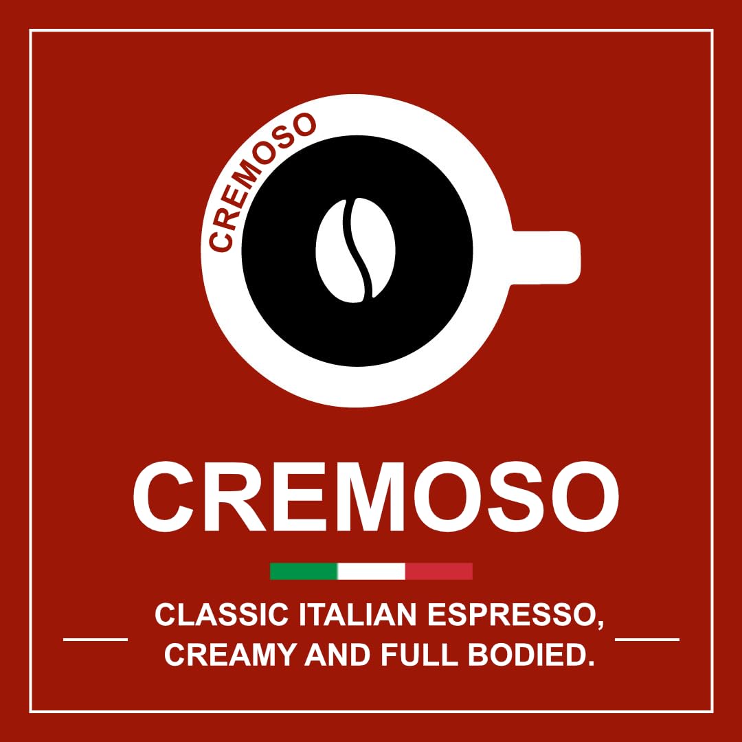 Italian Coffee For Espresso Lovers crema detail on espresso surface showing full-bodied texture