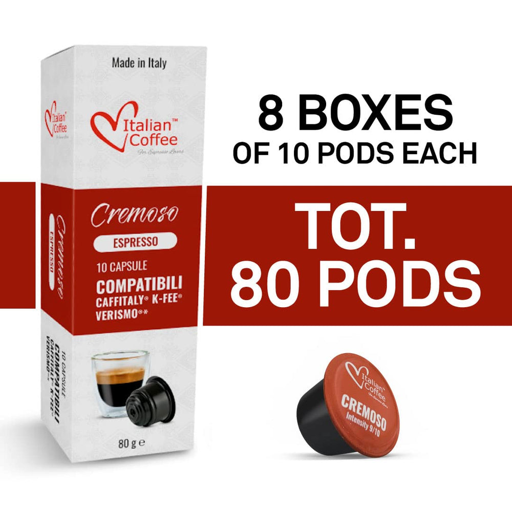 Italian Coffee For Espresso Lovers pod close-up highlighting capsule seal quality