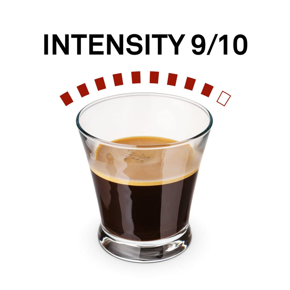 Italian Coffee For Espresso Lovers pods spread on counter demonstrating bulk supply