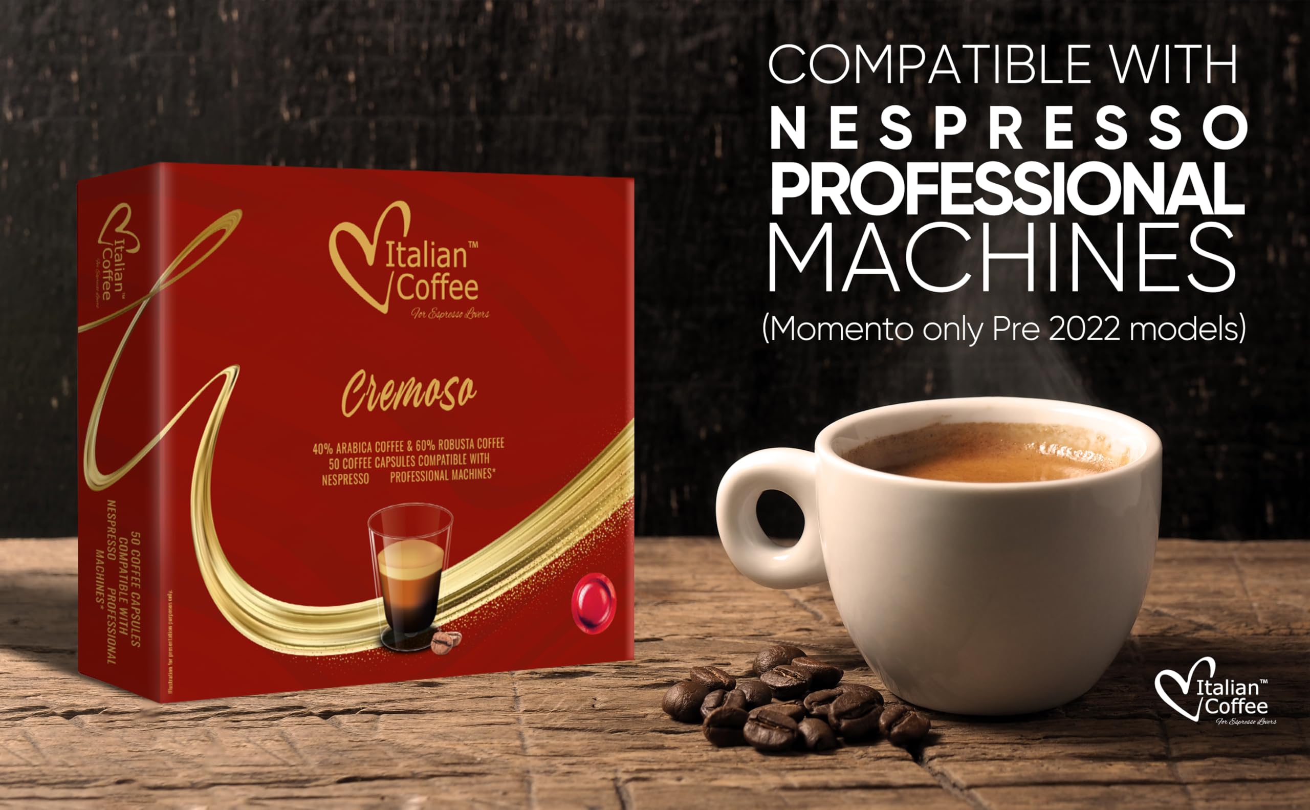ITALIAN COFFEE FOR ESPRESSO LOVERS espresso poured with rich crema from Cremoso pod