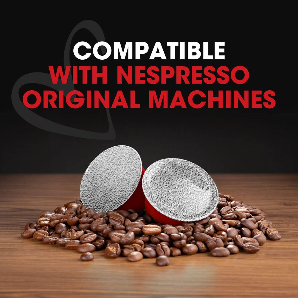 ITALIAN COFFEE FOR ESPRESSO LOVERS single polypropylene capsule closeup showing secure seal and consistent extraction