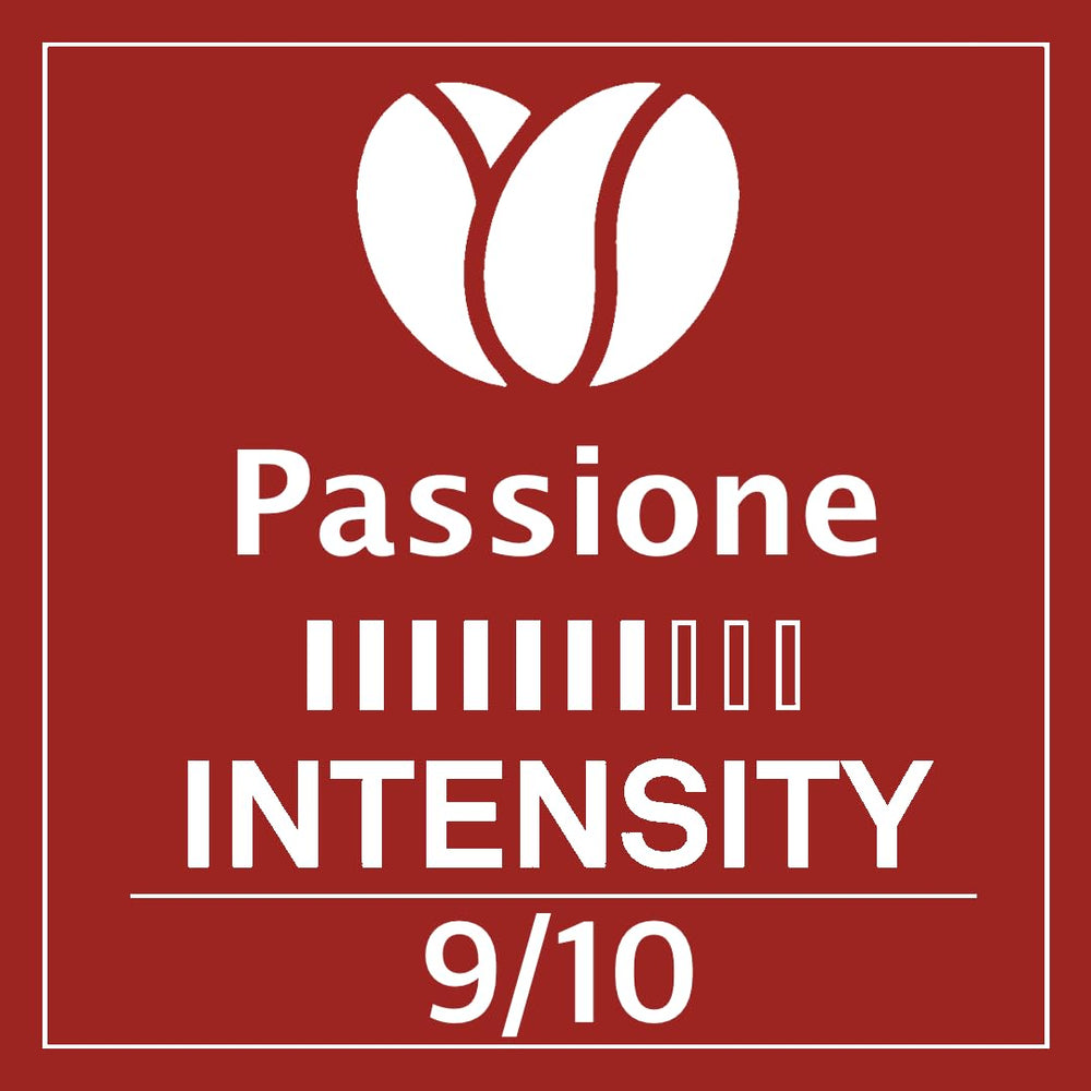 ITALIAN COFFEE FOR ESPRESSO LOVERS label detail showing polypropylene BPA‑free material for safety