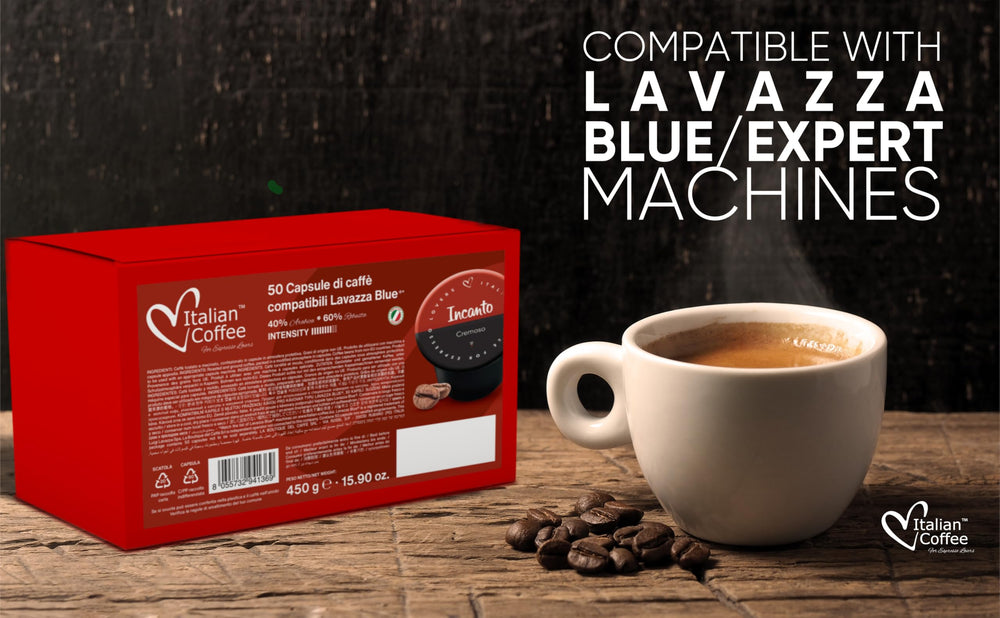 ITALIAN COFFEE FOR ESPRESSO LOVERS espresso shot pouring from machine showing rich crema and bold flavor