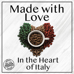 ITALIAN COFFEE FOR ESPRESSO LOVERS stacked boxes demonstrating bulk supply convenience