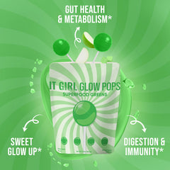It Girl Vitamins ingredient spread with organic greens and algae for antioxidant support