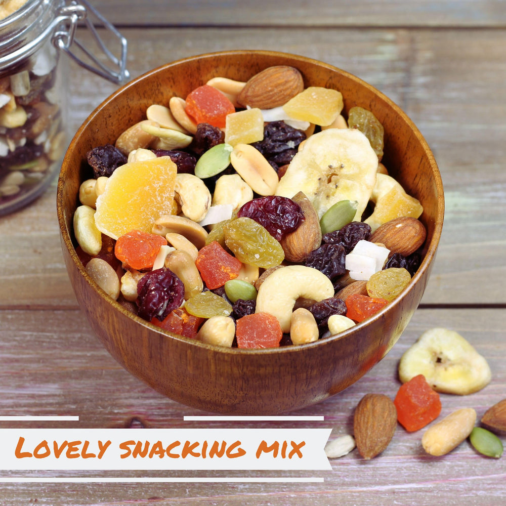 It’s Delish portions packed into small bags for grab-and-go energy