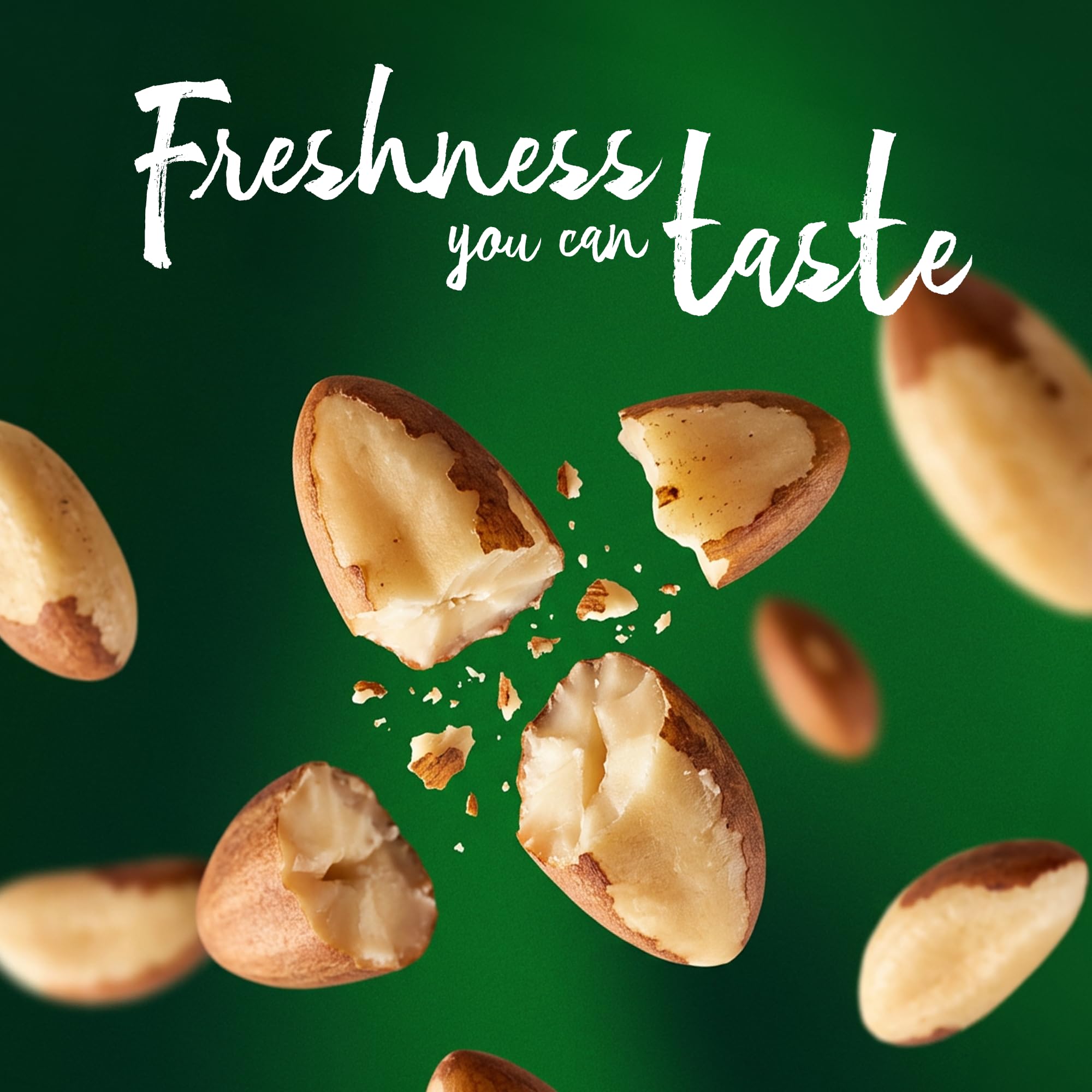 It's Good Energy open pouch revealing whole wild-grown Brazil nuts