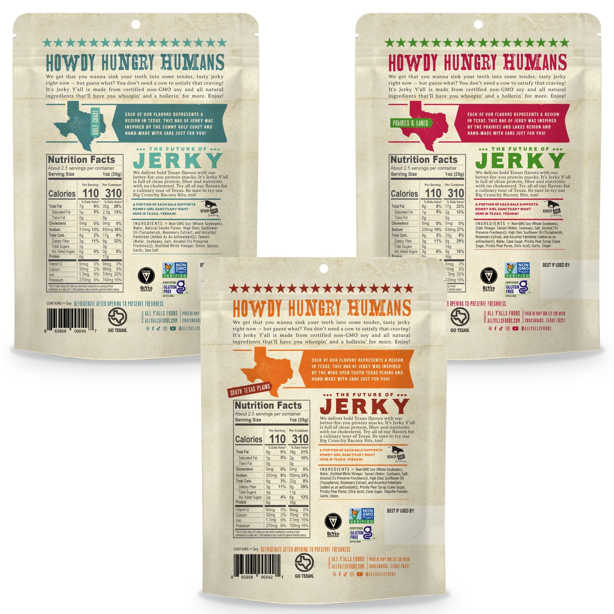 It’s Jerky Y’all close-up of jerky texture highlighting tender chew and savory seasoning benefit