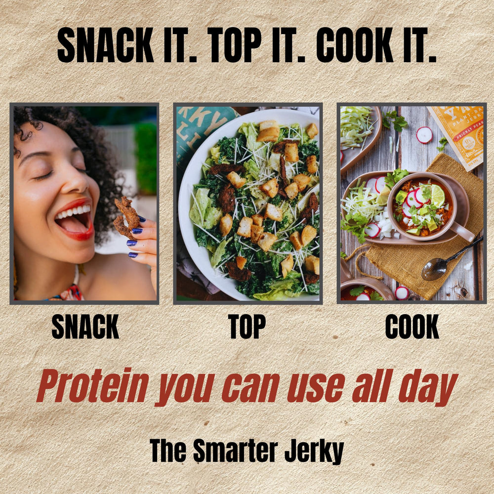 It's Jerky Y'all Variety Pack Plant-Based Jerky 3-Pack — Vegan, Low-Carb Whole Soybean Protein