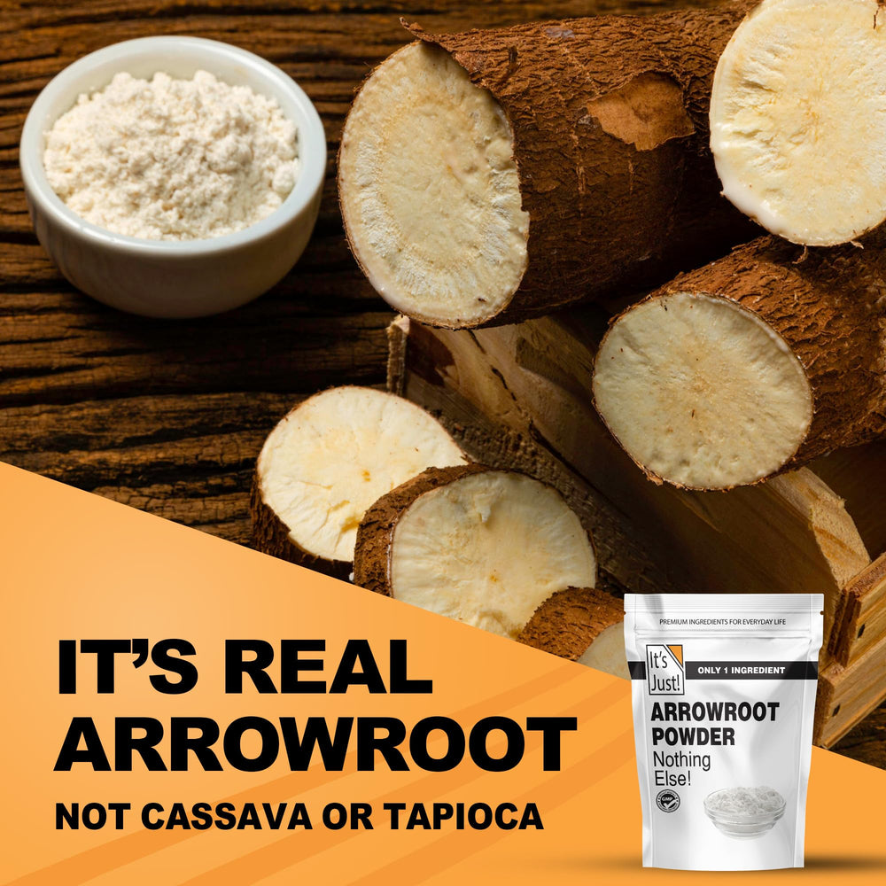 It's Just! open pouch with spoon measuring powder for accurate portioning