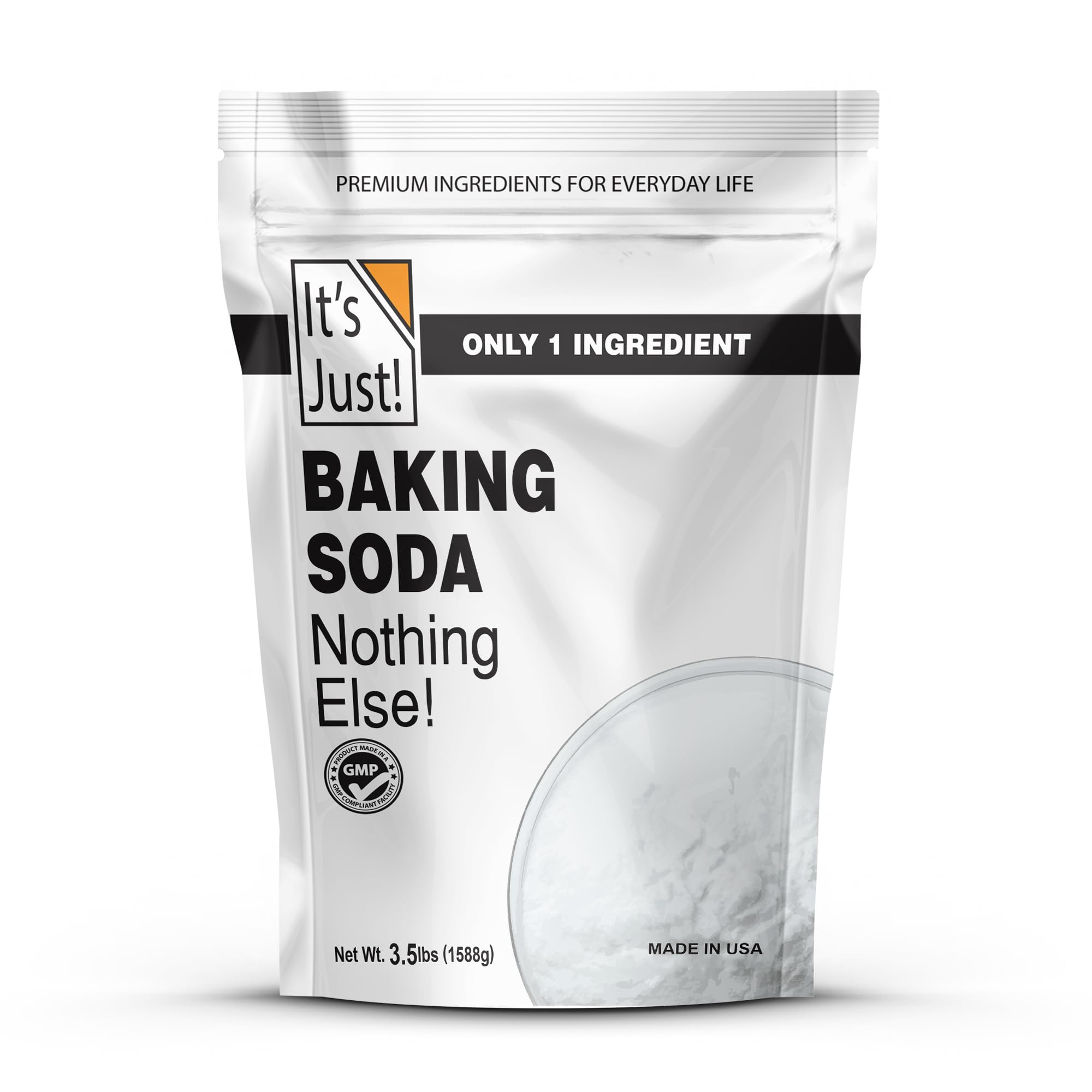 It's Just! front packaging showing product and weight for clear identification and trust