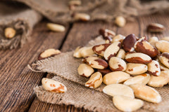 It's Just! Brazil nuts served in bowl for snacking, illustrating ready-to-eat convenience