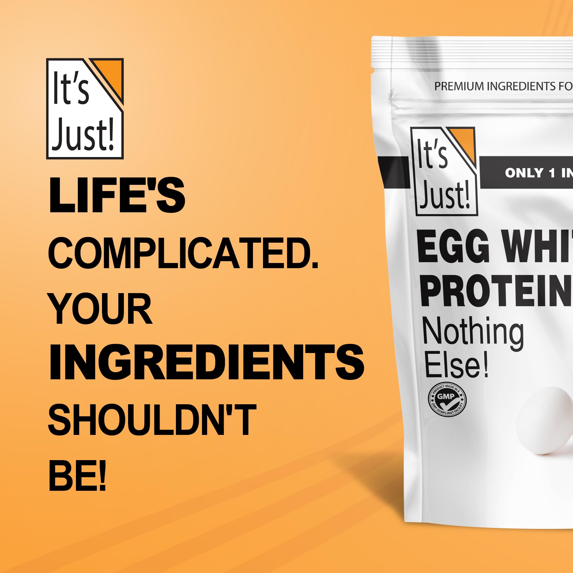 It's Just! package beside kitchen scale indicating 20oz size and portion control