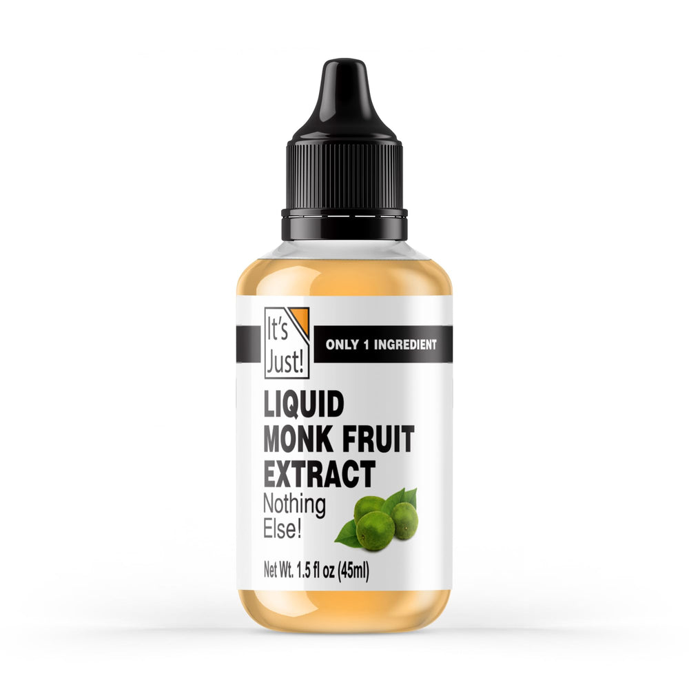 It's Just! front bottle showing label and travel-friendly benefits