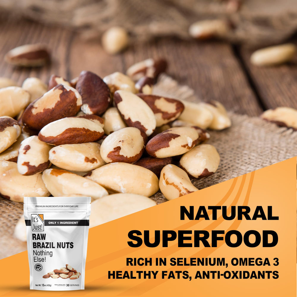 It's Just! Brazil nuts in a bowl ready to snack or add to recipes