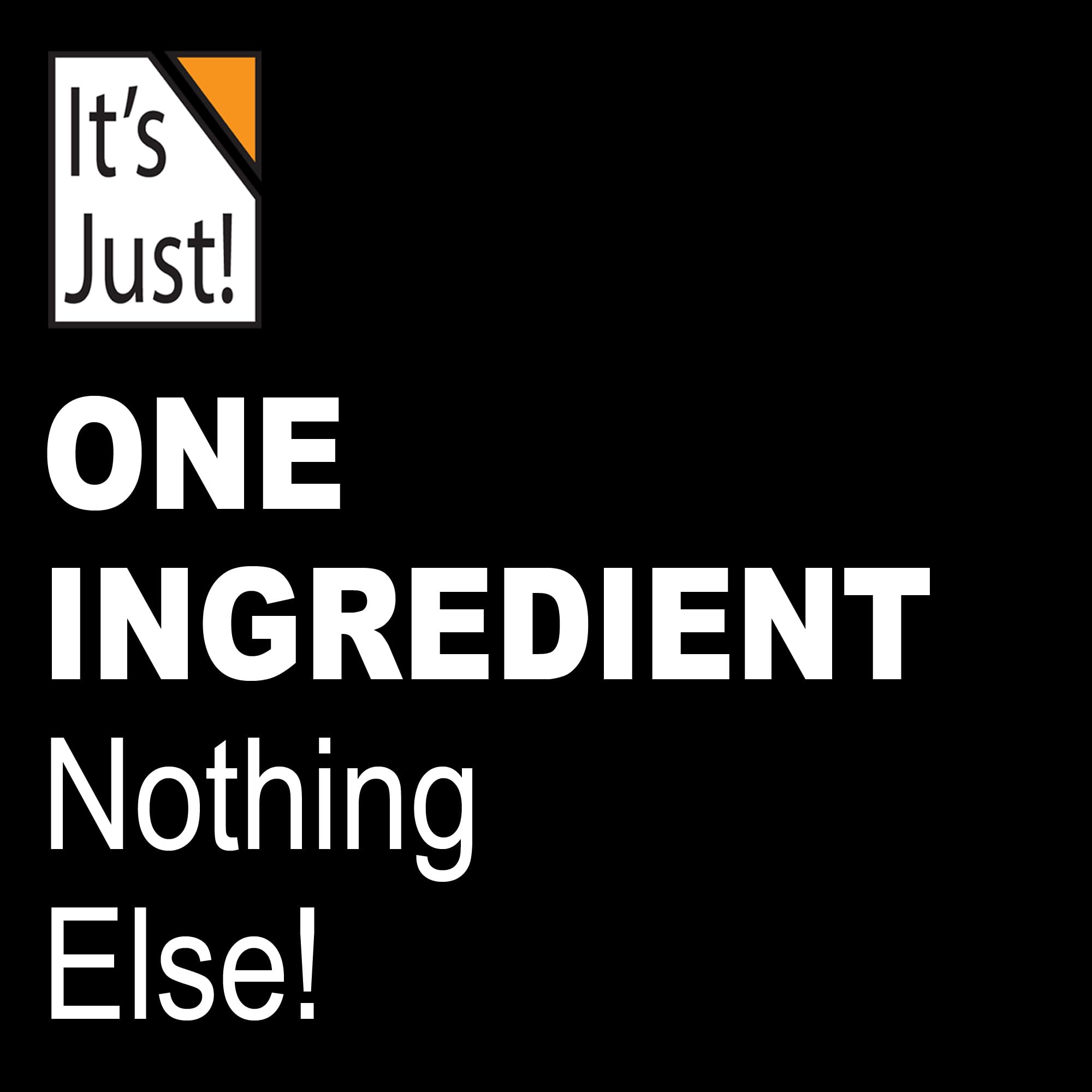 It's Just! product label and nutrition facts highlighting made in USA quality