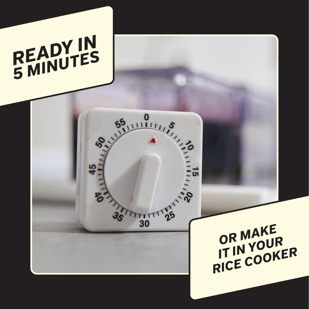 It's That Simple jars of konjac and white rice flour showcasing simple ingredients