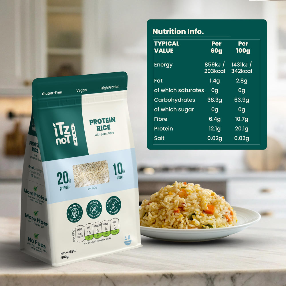 ITZ NOT package on kitchen shelf showing pantry-friendly storage benefit