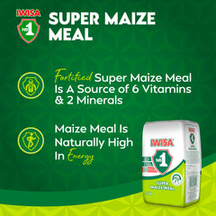 Iwisa maize meal close-up texture showing fine grains for smooth porridge