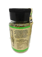 Izrael zaa'tar close-up texture highlighting sesame and hyssop for flavor