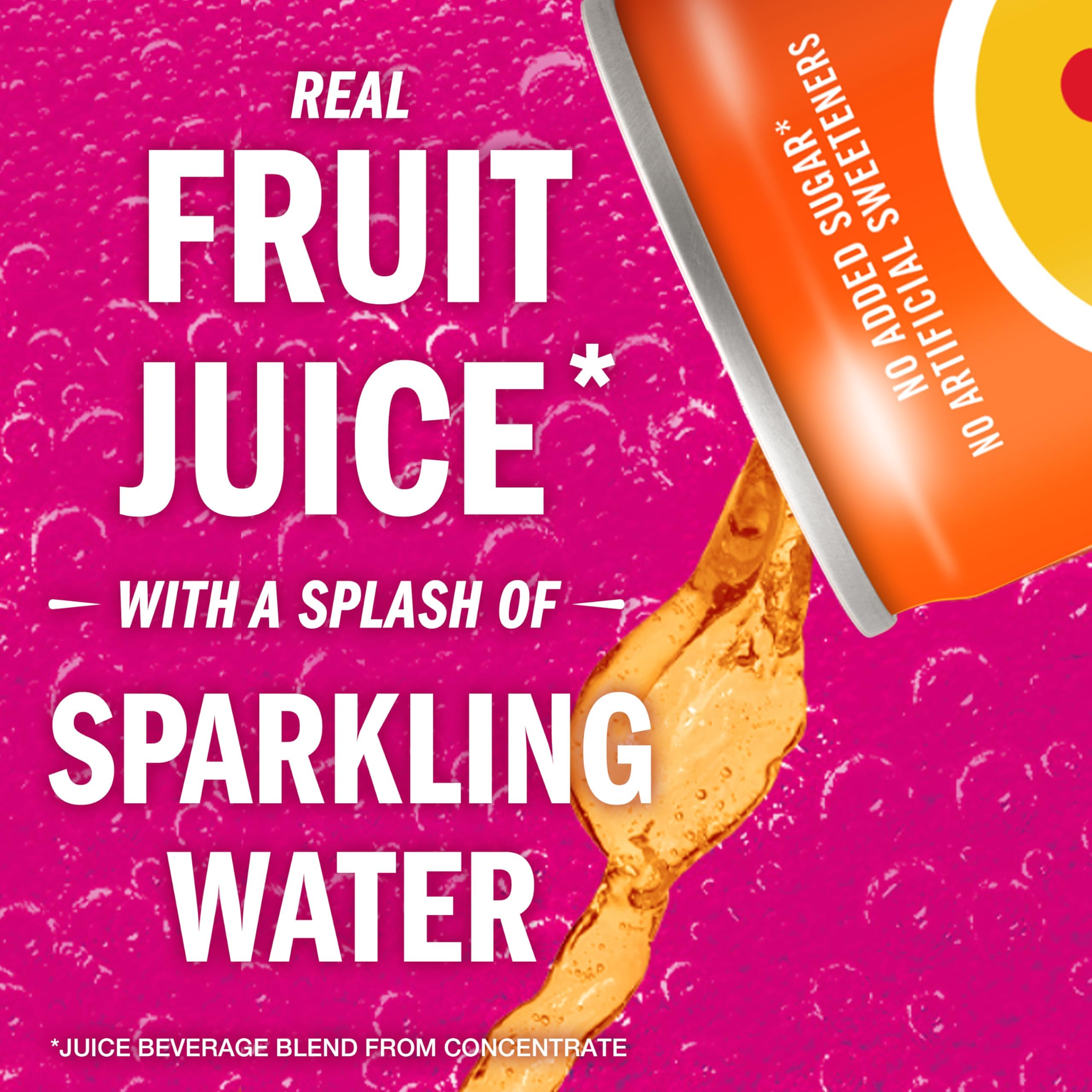 IZZE mango pouring into glass with bubbles visible for refreshing, fizzy enjoyment