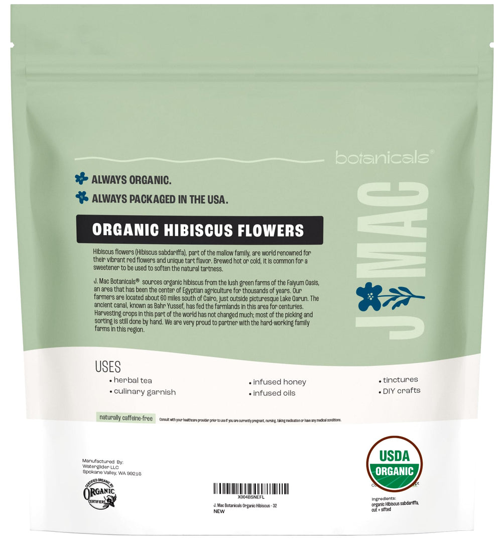 J MAC BOTANICALS origin label and simple map marking Fayoum Oasis to communicate source transparency