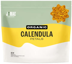 J MAC BOTANICALS front packaging showing resealable 12 oz bag and branding benefit: freshness