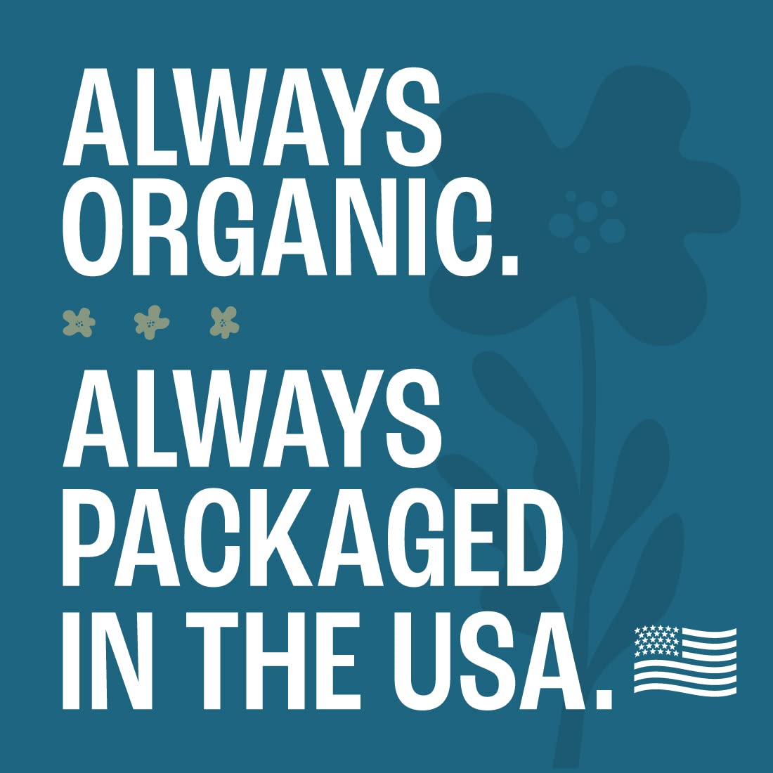J Mac Botanicals certification label close-up highlighting organic quality