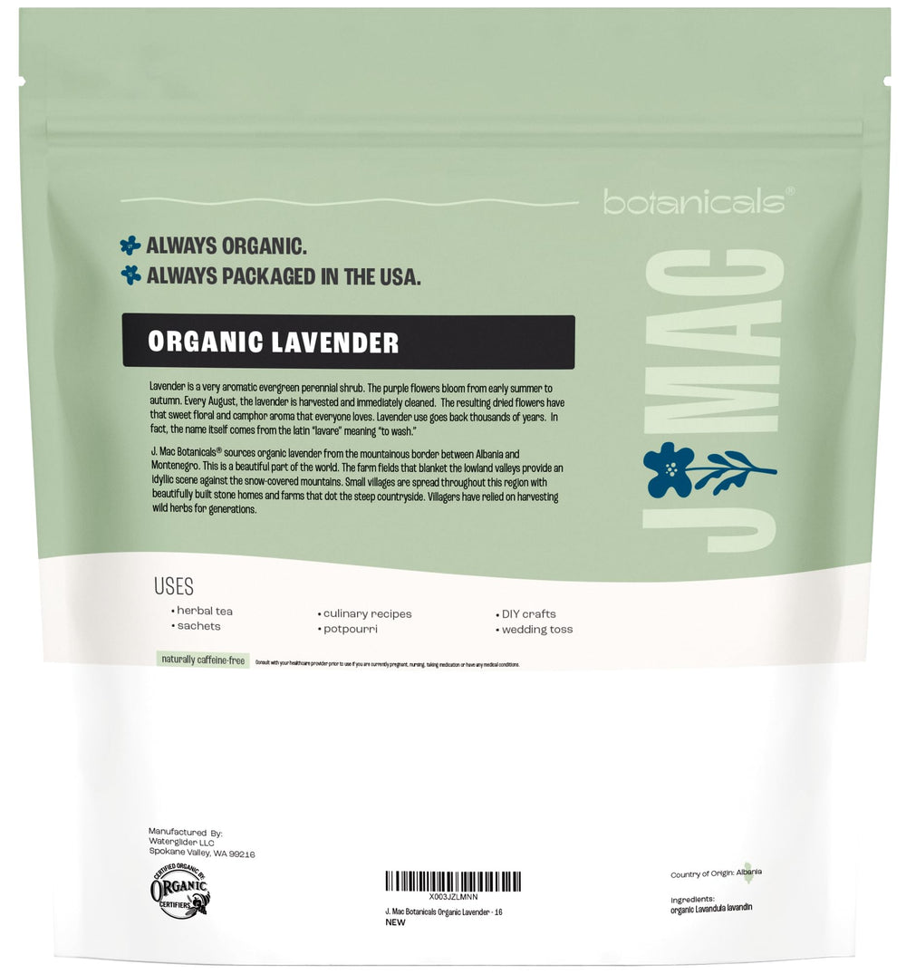 J MAC BOTANICALS mountain fields where organic lavender is harvested traditionally