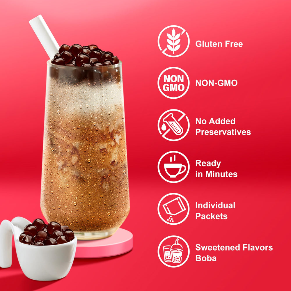J WAY single milk tea powder packet showing powder content and creamy dairy base benefit
