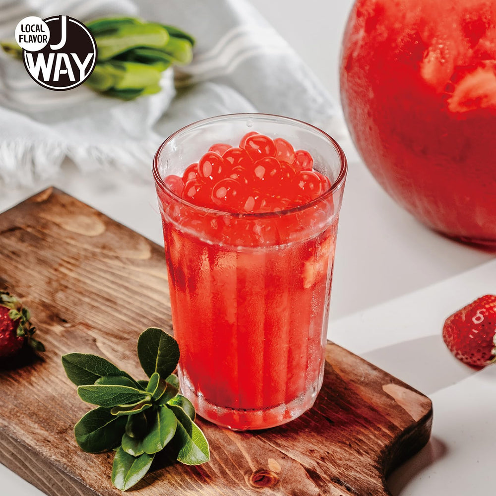 J WAY lifestyle tabletop display for party-ready dessert garnish