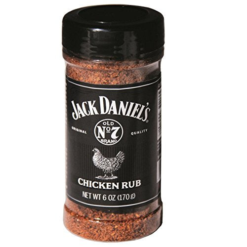 Jack Daniel's seasoning rub chicken front packaging showing label and portion benefit