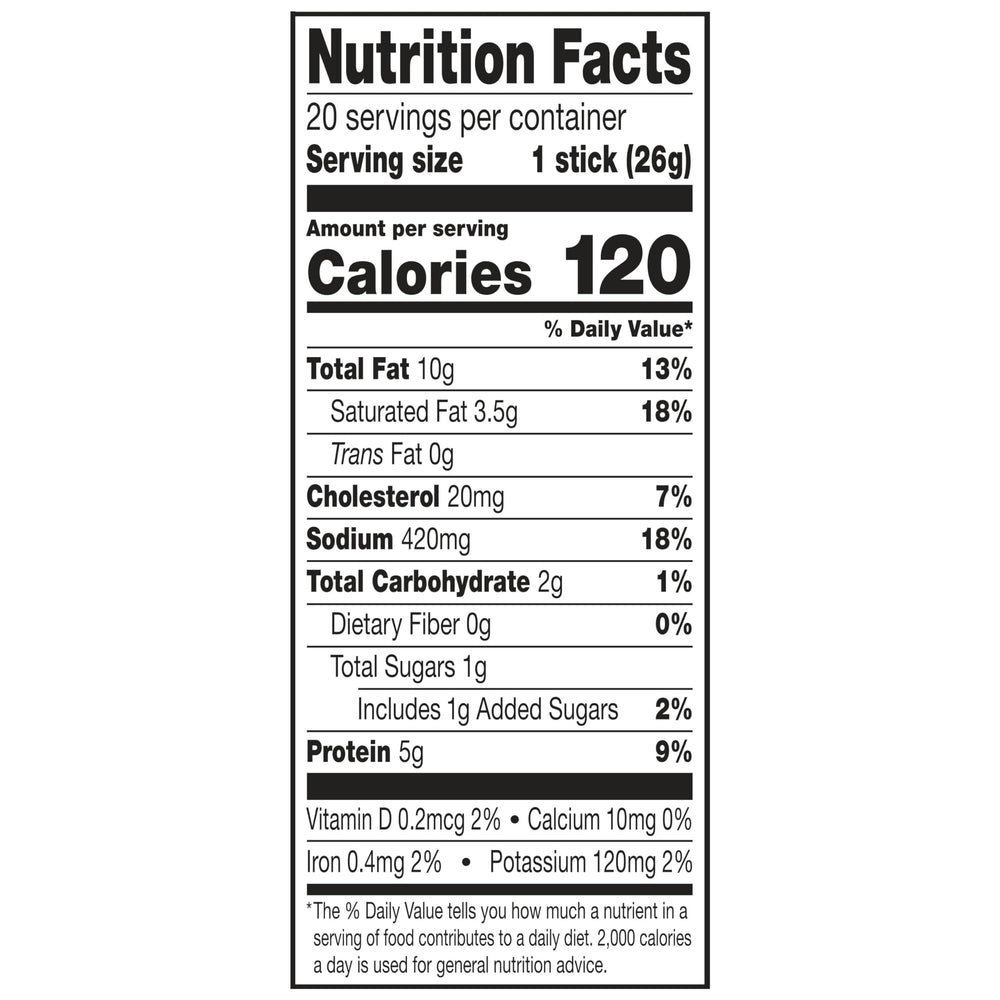 Jack Link's meat stick beside ruler illustrating size and portability for on-the-go snacking
