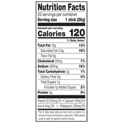 Jack Link's meat stick beside ruler illustrating size and portability for on-the-go snacking