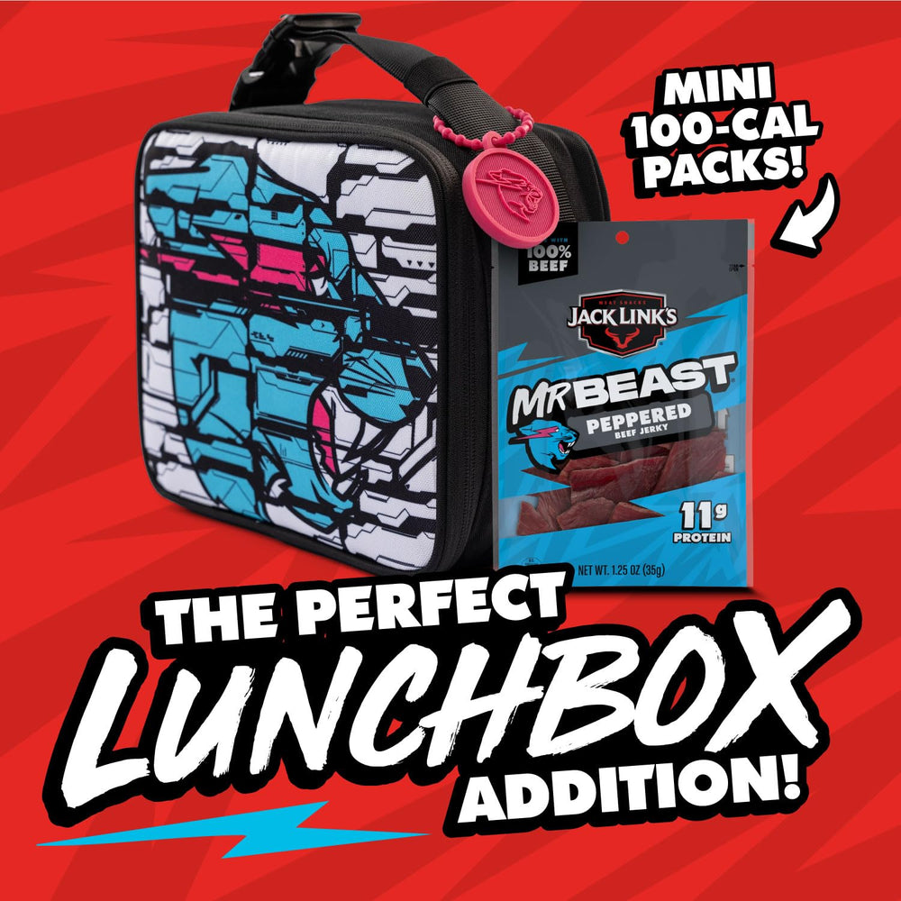 Jack Link's MrBeast back label showing ingredients and nutrition details for transparency
